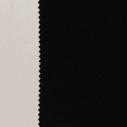 Polyester Cotton Jersey Knit Fabric, 210 gsm, 145 cm — Black