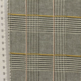Black Houndstooth Jacquard, Polyester