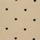 Black Hearts Knit, Poly-Viscose