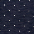 White Dots Jersey Knit, Poly-Viscose, 180 gsm
