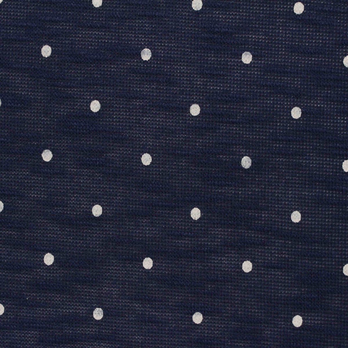 White Dots Jersey Knit, Poly-Viscose, 180 gsm