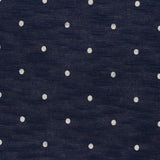 White Dots Jersey Knit, Poly-Viscose