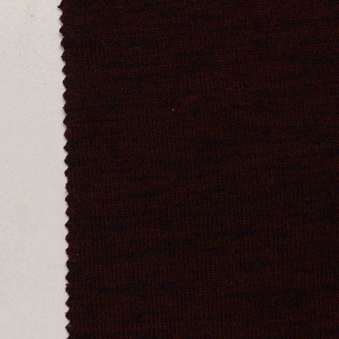 Dark Red Marl Chunky Knit, Acrylic-Poly