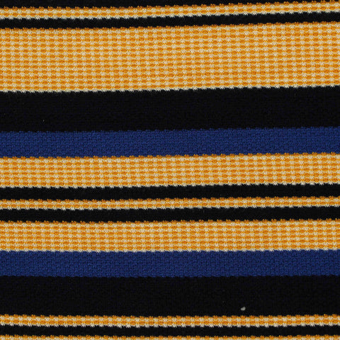 Yellow Horizontal-Stripe Jacquard, Viscose