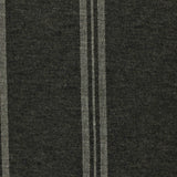 Dark Grey Vertical-Stripe Interlock Knit, Poly-Viscose