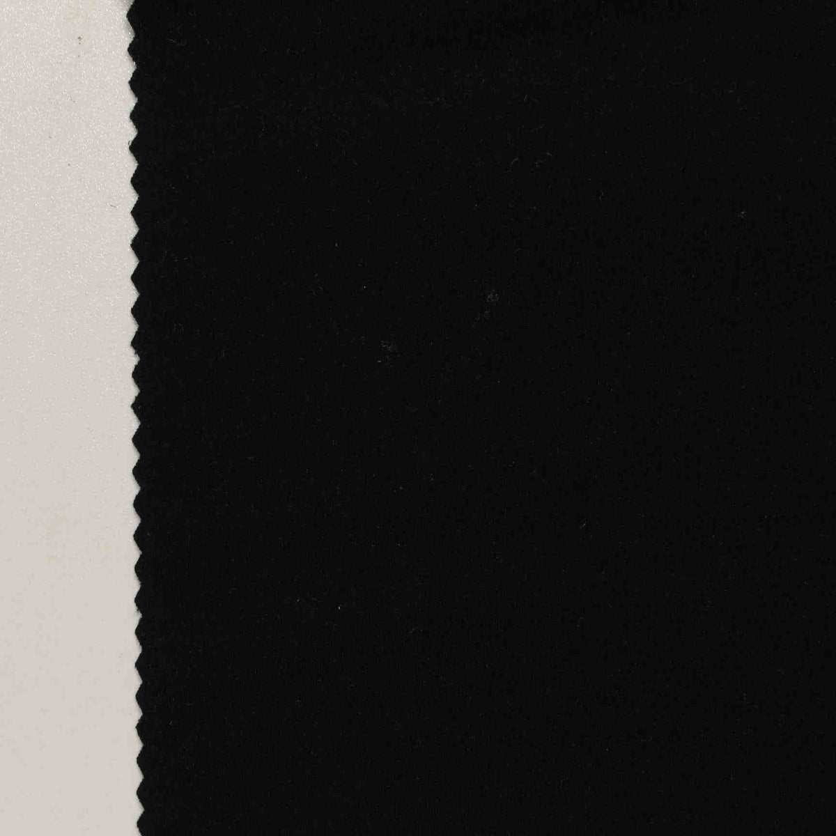 Brushed Nylon Stretch Knit Fabric, 270 gsm, 152 cm — Black