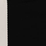 Brushed Nylon Stretch Knit Fabric, 270 gsm, 152 cm — Black