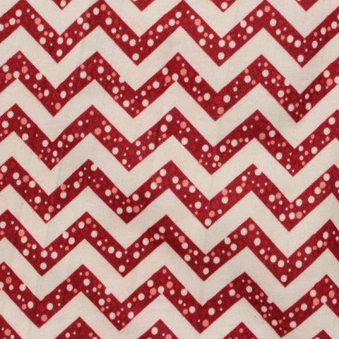 Red Dots Milk Silk Knit, Polyester