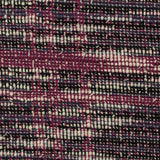 Black Abstract Interlock Knit, Poly-Cotton