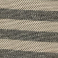 Cream Horizontal-Stripe Chunky Knit, Polyester, 168 gsm