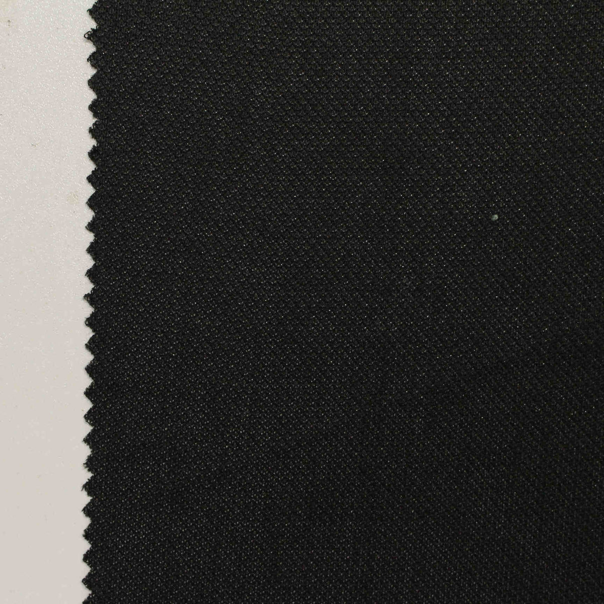 100% Polyester Birdseye Knit Fabric, 135 gsm, 170 cm — Black