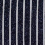 White Vertical-Stripe Chunky Knit, Polyester