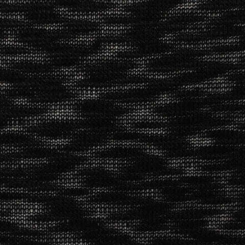 Black Marl Chunky Knit, Polyester, 202 gsm