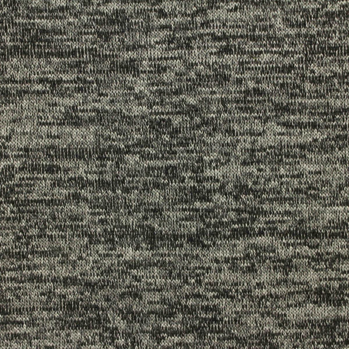 Black Marl Chunky Knit, Viscose-Poly, 175 gsm, 155 cm