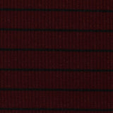 Black Horizontal-Stripe Rib Knit, Viscose-Poly