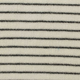 Black Horizontal-Stripe Chunky Knit