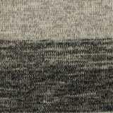 Dark Grey Horizontal-Stripe Chunky Knit, Poly-Viscose