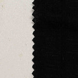 Viscose Polyester Stretch Rib Knit Fabric, 215 gsm, 160 cm — Black — texture