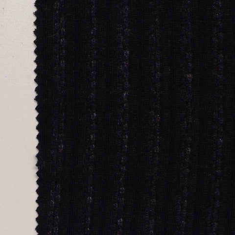 Dark Charcoal Marl Rib Knit, Polyester