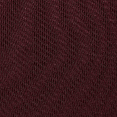 Viscose Stretch Rib Knit Fabric, 171 gsm, 119 cm — Red