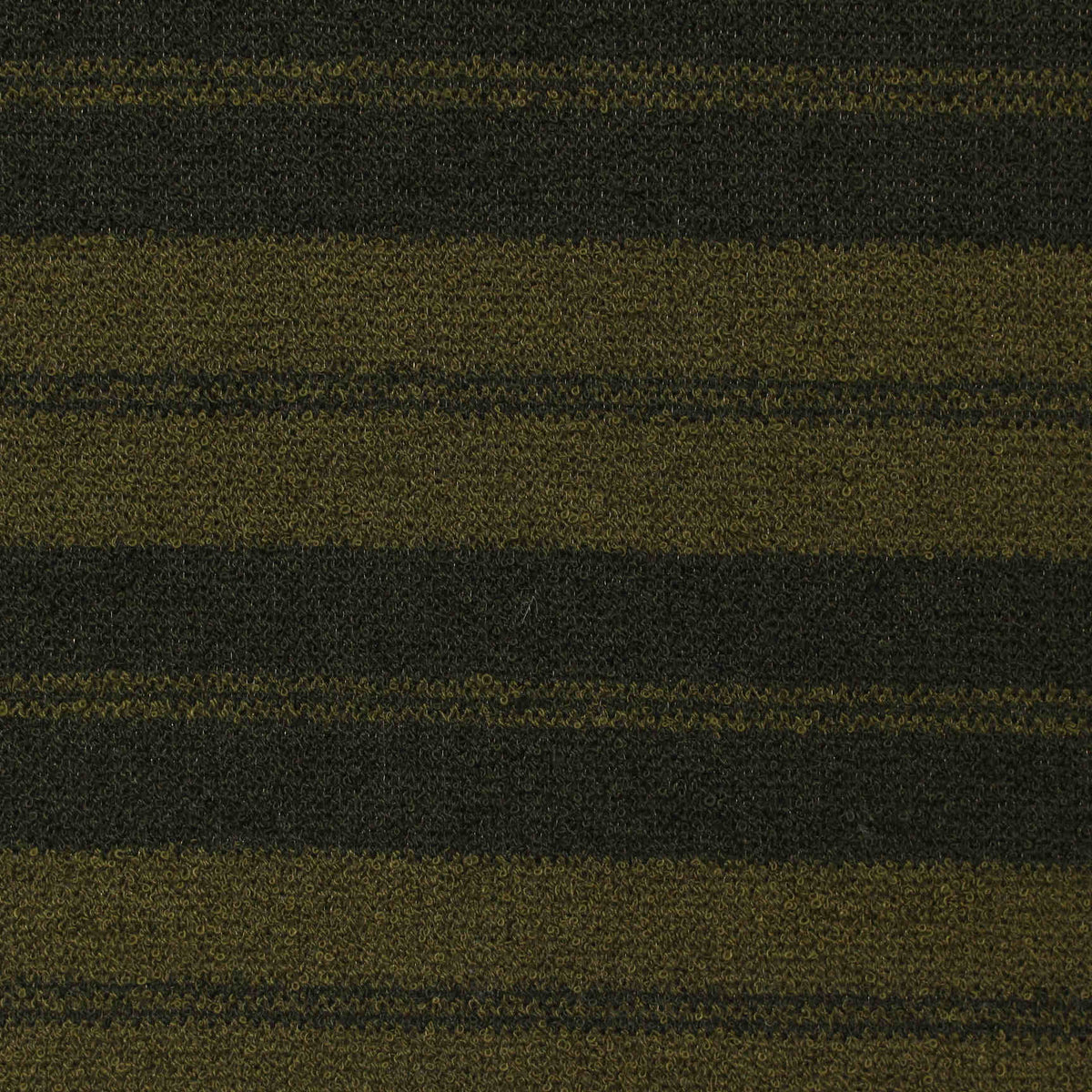 Dark Olive Horizontal-Stripe Knit, Polyester