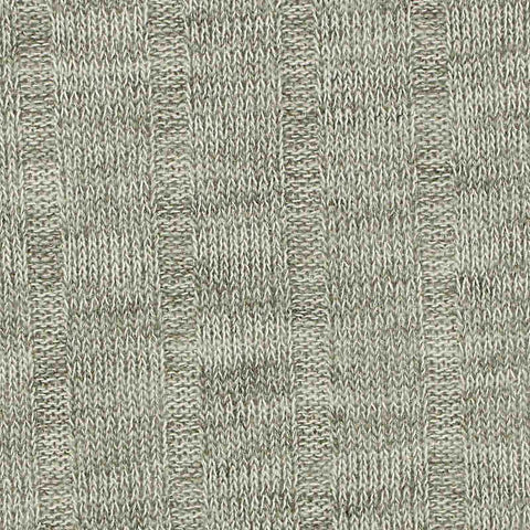 Light Grey Marl Rib Knit, Polyester, 192 gsm