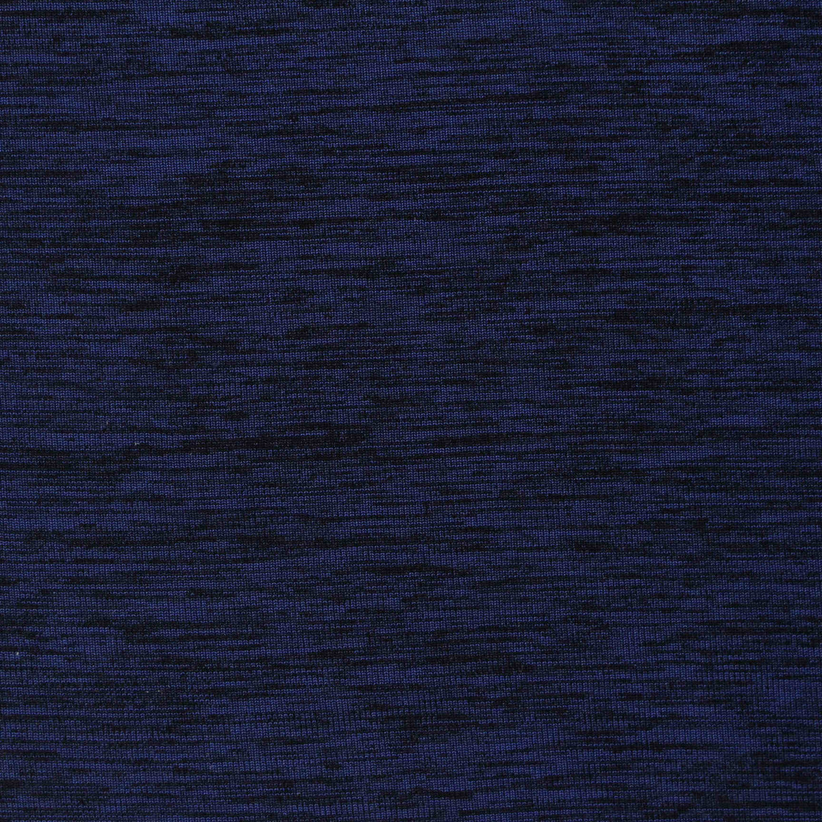 Dark Blue Marl Jersey Knit, Polyester, 214 gsm
