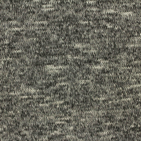 Slub Polyester Viscose Stretch Chunky Knit Fabric, 188 gsm, 155 cm