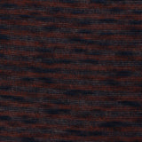 Rust Horizontal-Stripe Chunky Knit, Viscose-Poly