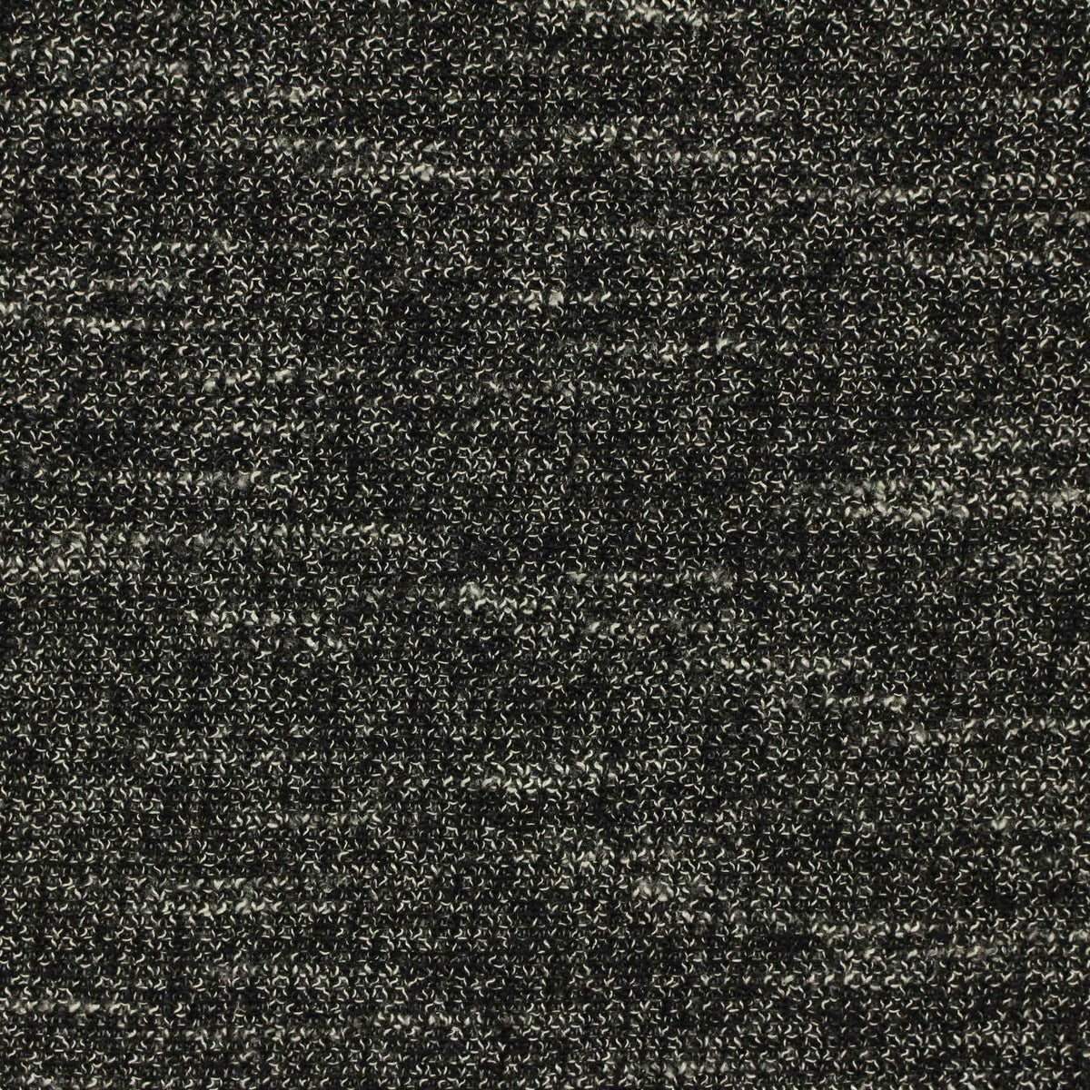 Dark Grey Marl Interlock Knit, Poly-Viscose, 163 gsm