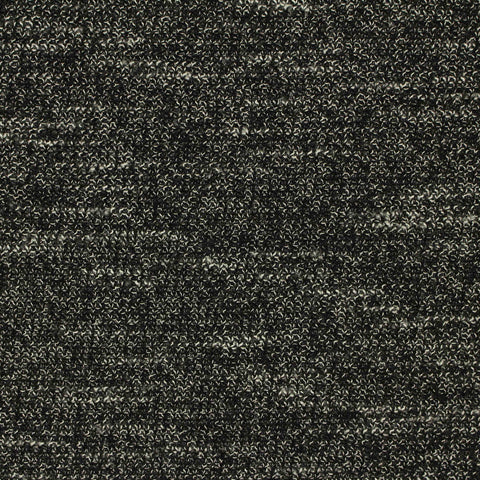 Dark Grey Marl Interlock Knit, Poly-Viscose, 163 gsm