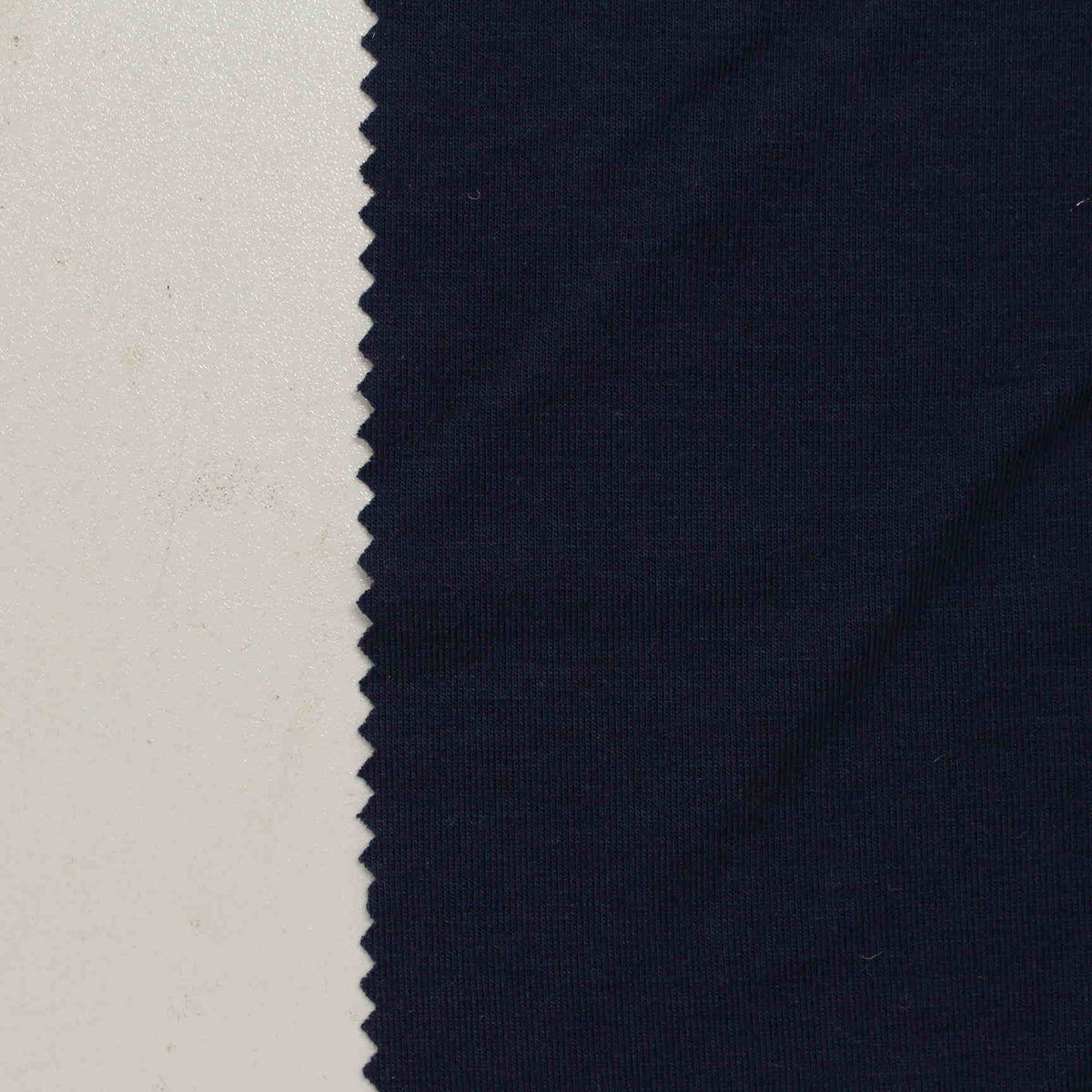 Viscose Stretch Jersey Knit Fabric, 187 gsm, 160 cm — Navy