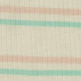Pink Horizontal-Stripe Rib Knit, Viscose-Poly — texture
