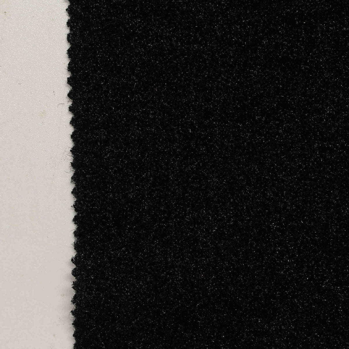 100% Polyester Chunky Knit Fabric, 319 gsm, 160 cm — Black