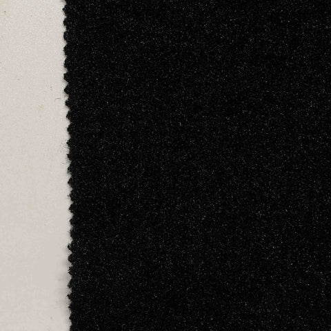 100% Polyester Chunky Knit Fabric, 319 gsm, 160 cm — Black