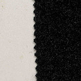 100% Polyester Chunky Knit Fabric, 319 gsm, 160 cm — Black — texture