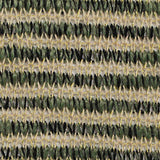Beige Horizontal-Stripe Chunky Knit, Poly-Acrylic — texture