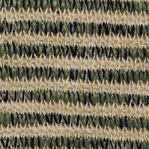 Beige Horizontal-Stripe Chunky Knit, Poly-Acrylic
