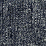 Navy Marl Rib Knit, Polyester — texture