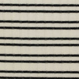 Polyester Stretch Rib Knit Fabric, 170 gsm, 155 cm — White