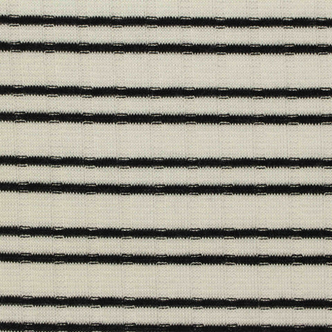 Polyester Stretch Rib Knit Fabric, 170 gsm, 155 cm — White