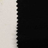 Viscose Nylon Stretch Ponte Knit Fabric, 260 gsm, 150 cm — Black — texture