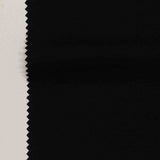 Viscose Nylon Stretch Ponte Knit Fabric, 260 gsm, 150 cm — Black