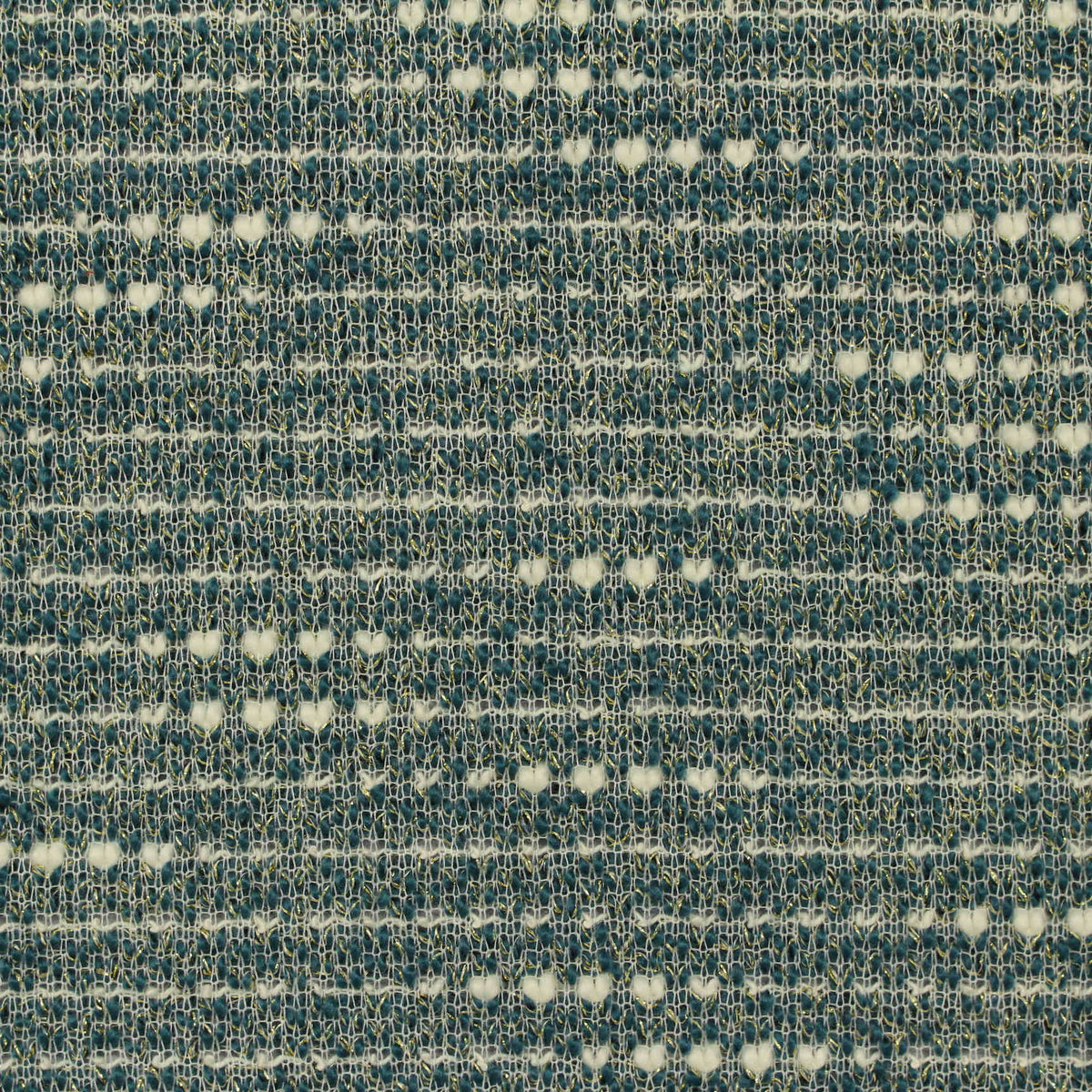 Cream Irregular-Dot Chunky Knit, Poly-Cotton