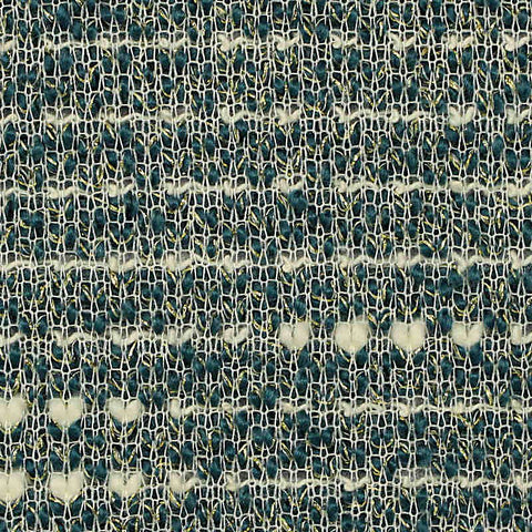 Cream Irregular-Dot Chunky Knit, Poly-Cotton