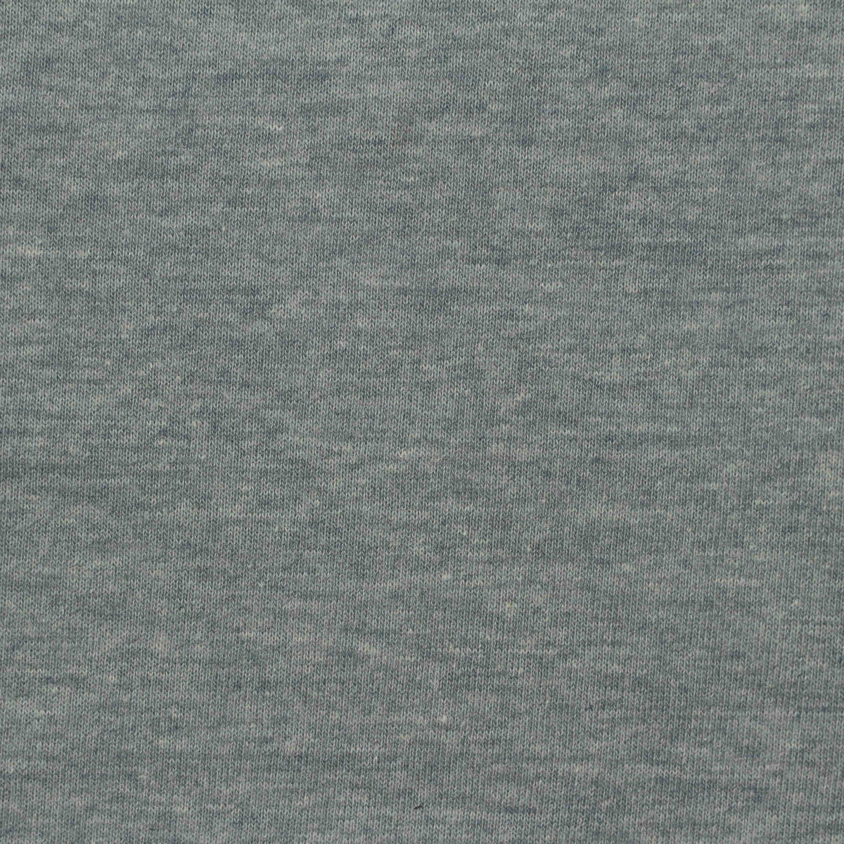 Heathered Grey-Green Marl Jersey Knit, Poly-Cotton