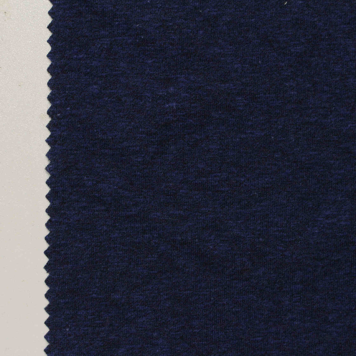 Dark Blue Marl Jersey Knit, Cotton-Poly, 150 gsm, 165 cm
