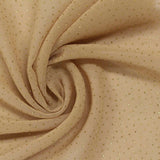 Gold Dots Chiffon, Polyester