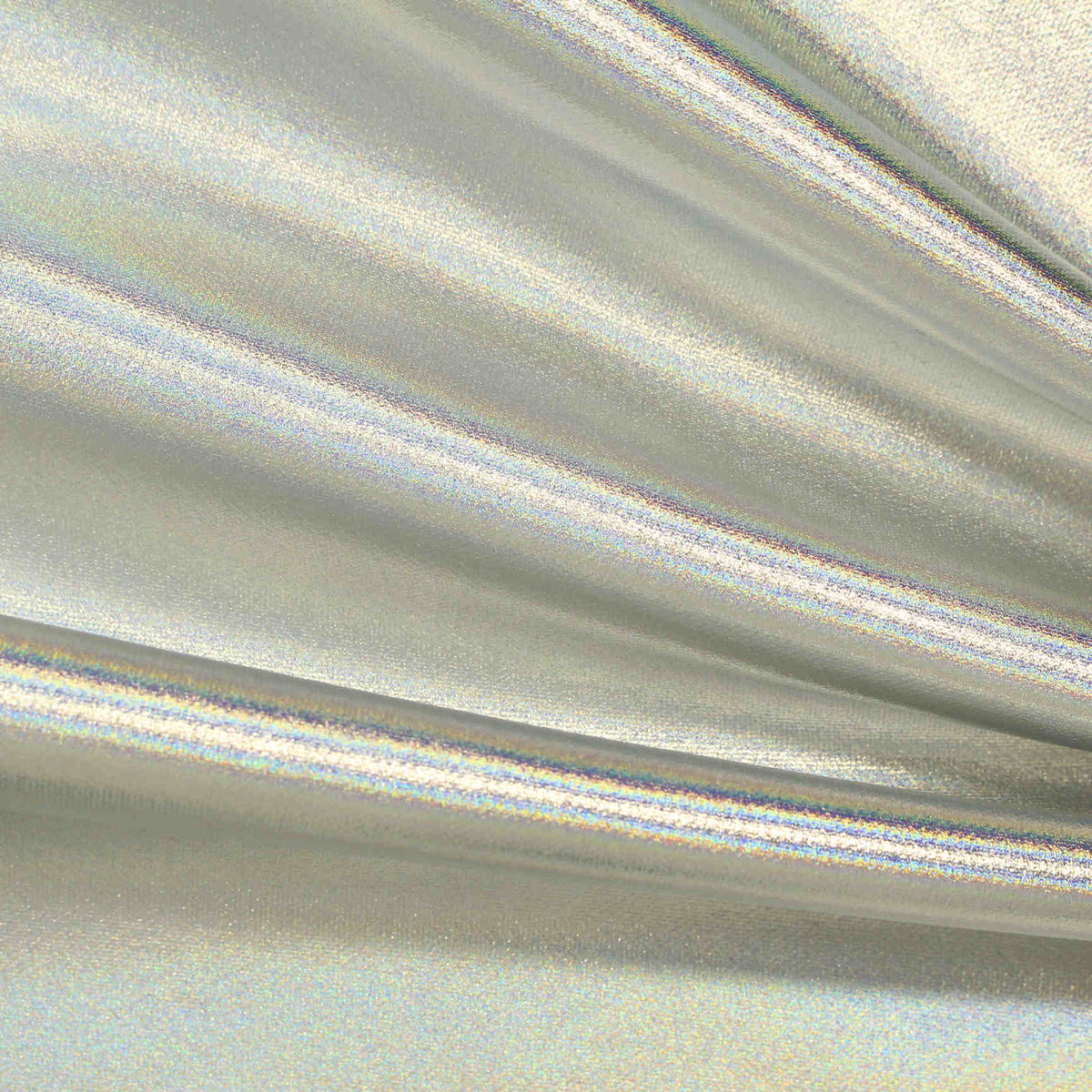 Polyester Stretch Knit Fabric, 247 gsm, 155 cm — White