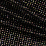 Black Glitter-Dot Knit, Polyester